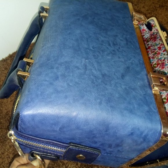 Blue on blue women's bag/purse - Picture 14 of 16